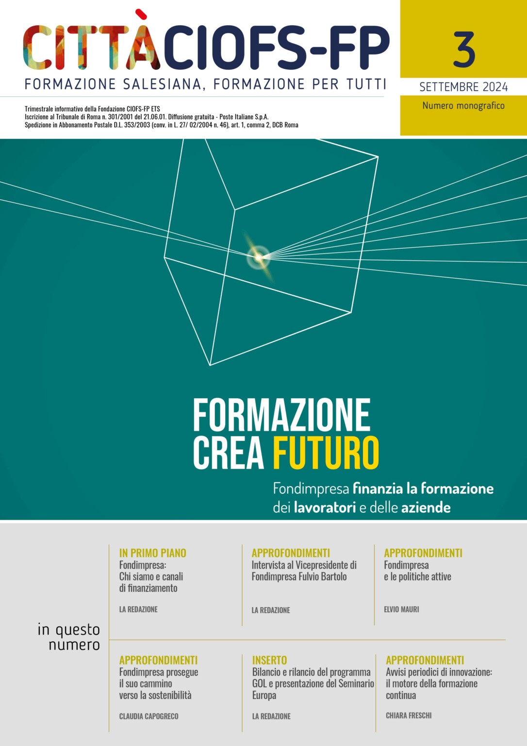 Rivista Città CIOFS-FP 2024-3