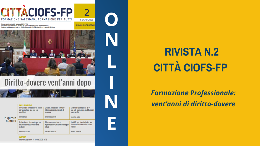 Formazione Professionale: vent’anni di diritto-dovere