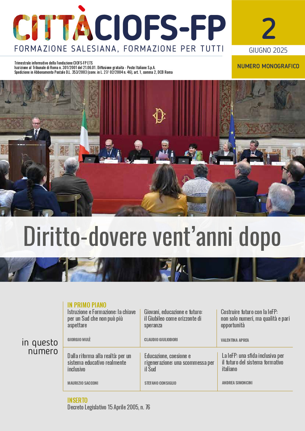 Rivista Città CIOFS-FP 2025-2
